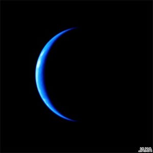 金星探査機「あかつき」、約25万km離れた宇宙から地球の撮影に成功