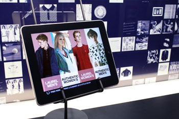 英ブランドFRED PERRY原宿店、iPadによるデジタルサイネージ展開開始