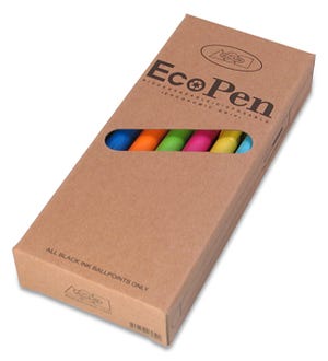 ACME、でんぷんを原料としたデザインステーショナリー「EcoPen」発売