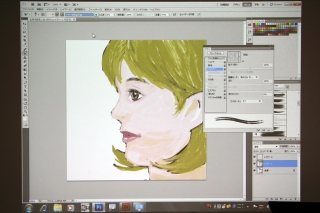 プロのイラストレーターが「Photoshop CS5」でライブペインティング