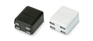 4ポート搭載USB AC充電器「TUNEMAX 4USB CHARGER」-新色が発売