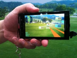 モバイルAR実用化はスポーツ分野でも -NTTドコモ「ゴルフ版直感ナビ」公開