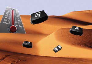 STMicro、最高温度まで定格エネルギー吸収能力搭載サージ保護製品を発表