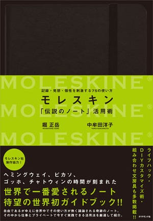 モレスキンのガイドブック『モレスキンの「伝説ノート」活用術』発売