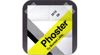 iPhoneやiPadで簡単にシックなデザインのポスターをデザイン「Phoster」