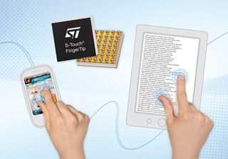 STMicro、薄型スマートフォン向けマルチタッチ技術を発表