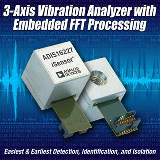 ADI、MEMS振動解析システムを発表