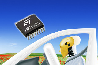 STMicro、次世代エアバッグ向け高G加速度センサファミリを発表