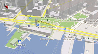 モバイルGoogleマップがベクターベースに進化 - 3D表示に対応