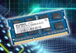 エルピーダ、30nmプロセスを採用した4GB DDR3 SO-DIMMのサンプル出荷を開始