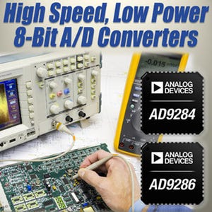 ADI、高速8ビットA/Dコンバータ2品種を発表