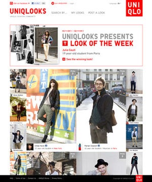 ユニクロ、Facebookと連動したファッションコミュニティ「UNIQLOOKS」公開