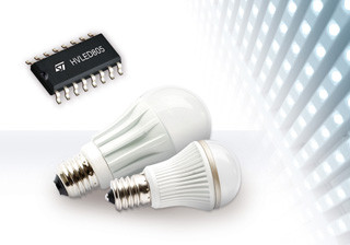 STMicro、LEDランプの信頼性と効率を向上させる1次側制御ドライバICを発表