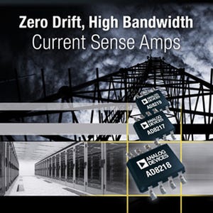 ADI、ゼロドリフトと高帯域幅が特長の電流検出アンプを発表