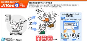 日本デジタルオフィスとMS、ボイス対応被災時緊急連絡用アプリを無償提供