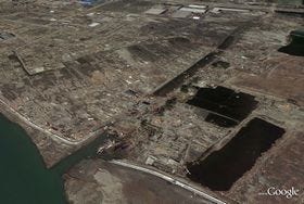 Google EarthとGoogleマップで被災地の詳細な航空写真が閲覧可能に