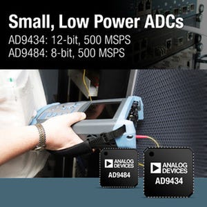 ADI、通信/工業用アプリケーション向け低消費電力12ビット1.8V ADCを発表