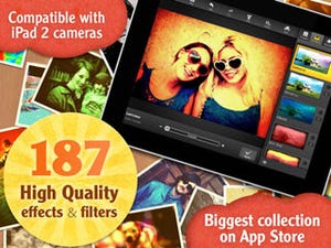 iPad 2をサポートした写真編集アプリ「FX Photo Studio HD」最新版登場