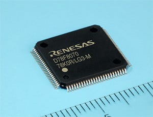 ルネサス、128KBメモリ搭載のスマートメータ向けフラッシュマイコンを発表