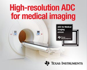 TI、医療用画像診断装置向け4チャネル内蔵16ビット100MSPS ADCを発表