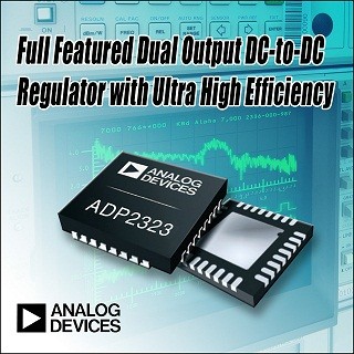 ADI、93%の変換効率を実現したデュアル3A出力のDC/DCレギュレータを発表