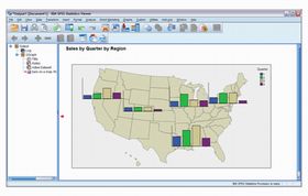 IBM、マップ表示機能を追加したSPSSの最新版を発表