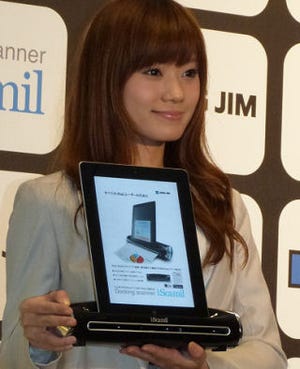 キングジム、iPad専用のA4シードフィードスキャナ「iスキャミル」