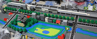 日本人初のレゴ認定プロビルダーが作る"岡山の街並み"が公開へ