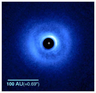 茨城大など、若い恒星を取り巻く円盤内に惑星の存在を示唆する兆候を観測