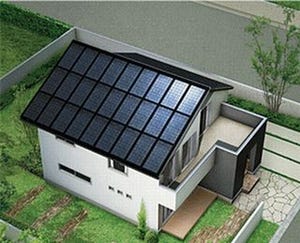 LIXILとシャープ、屋根一体型の太陽光発電システムを発売
