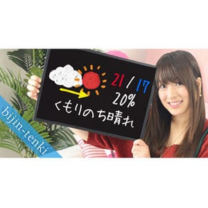 Android版アプリ「美人天気」にSUPER☆GiRLSが登場!