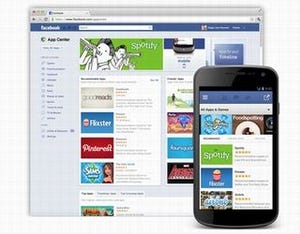 米Facebookがアプリストア「App Center」を開設、有料アプリも提供