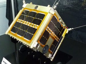 ウェザーニューズ、9月打ち上げ予定の「WNI衛星」実機を報道公開