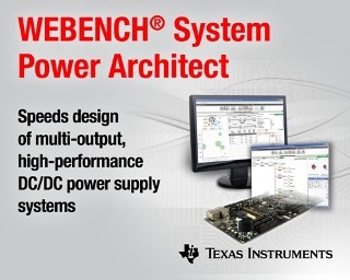 TI、オンライン設計支援ツールにDC/DC電源システム設計ツールを追加