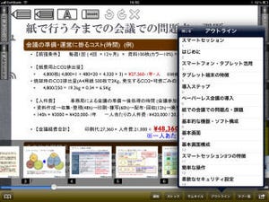 日本インフォメーション、iPad向けペーパーレス会議システムのクラウド版