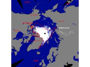 JAXA、北極海の海氷が衛星観測史上最小の421万平方kmを記録したことを発表