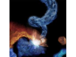慶応大など、天の川銀河の中心部で巨大な分子雲「ぶたのしっぽ」を発見