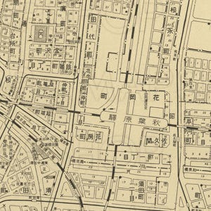 MAPSHOP、空襲前の東京の姿を記した「大東京区分図 三十五区」を発売