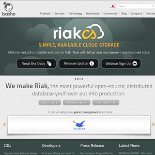 Bashoが日本法人を設立し、分散型データベース「Riak」の普及を促進