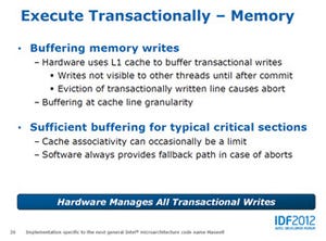 Intelの次世代Core「Haswell」のトランザクションメモリを読み解く(中編)