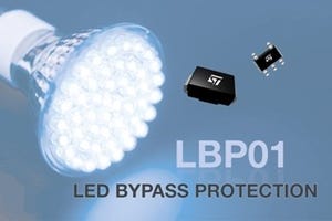 ST、LED照明の機能と安全性を向上させるバイパス保護ICを発表