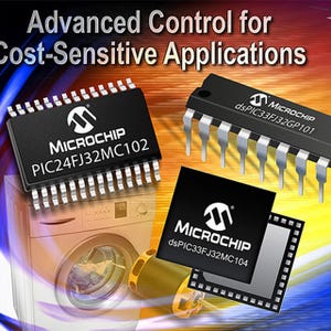 Microchip、16MIPSと最大2KBのSRAMを搭載した低価格dsPICファミリを発表