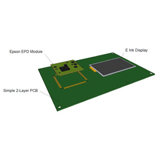 エプソン、E Ink製電子ペーパーディスプレイ用制御IC搭載モジュールを発表