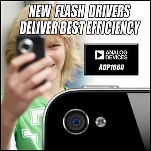 ADI、次世代スマートフォン向けLEDフラッシュ・ドライバを発表