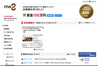 日本最大級のWeb開発コンテスト「Mashup Awards 8」、受賞作品を発表