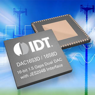 IDT、マルチキャリア広帯域無線機器向けにデュアル16ビットDACを発表