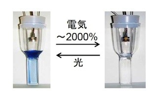 NAIST、電流効率2000%の色が消えるエレクトロクロミック分子の開発に成功