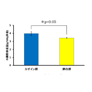 卵白を摂取が筋肉の代謝を高め内臓脂肪を減少させる -キユーピーなどが確認