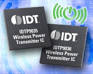 IDT、WPCのTx-A5/A6/A11方式向けワイヤレスパワートランスミッタを発表