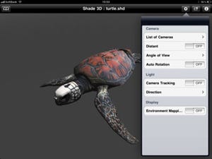 ShadeデータをiPad/iPhoneで閲覧できるアプリ「Shade 3D mobile」最新版